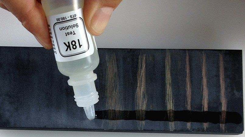 prueba del ácido oro